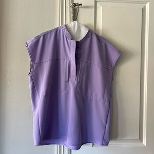 Lilac Rafaela™ - Oversized Scrub Top - Small